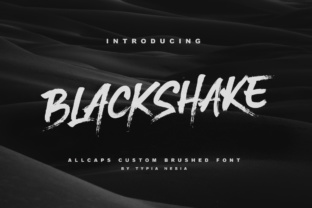 BlackShake: The Textured Display Font Redefining Modern Visual Identity