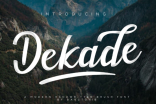 Dekade: The Hand-Brushed Voice for Modern Brand Identity