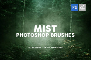 Elevate Designs with 100 Mist Photoshop Brushes