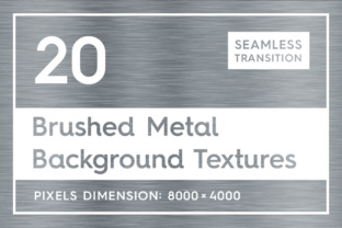 Elevate Designs with 20 Brushed Metal Textures