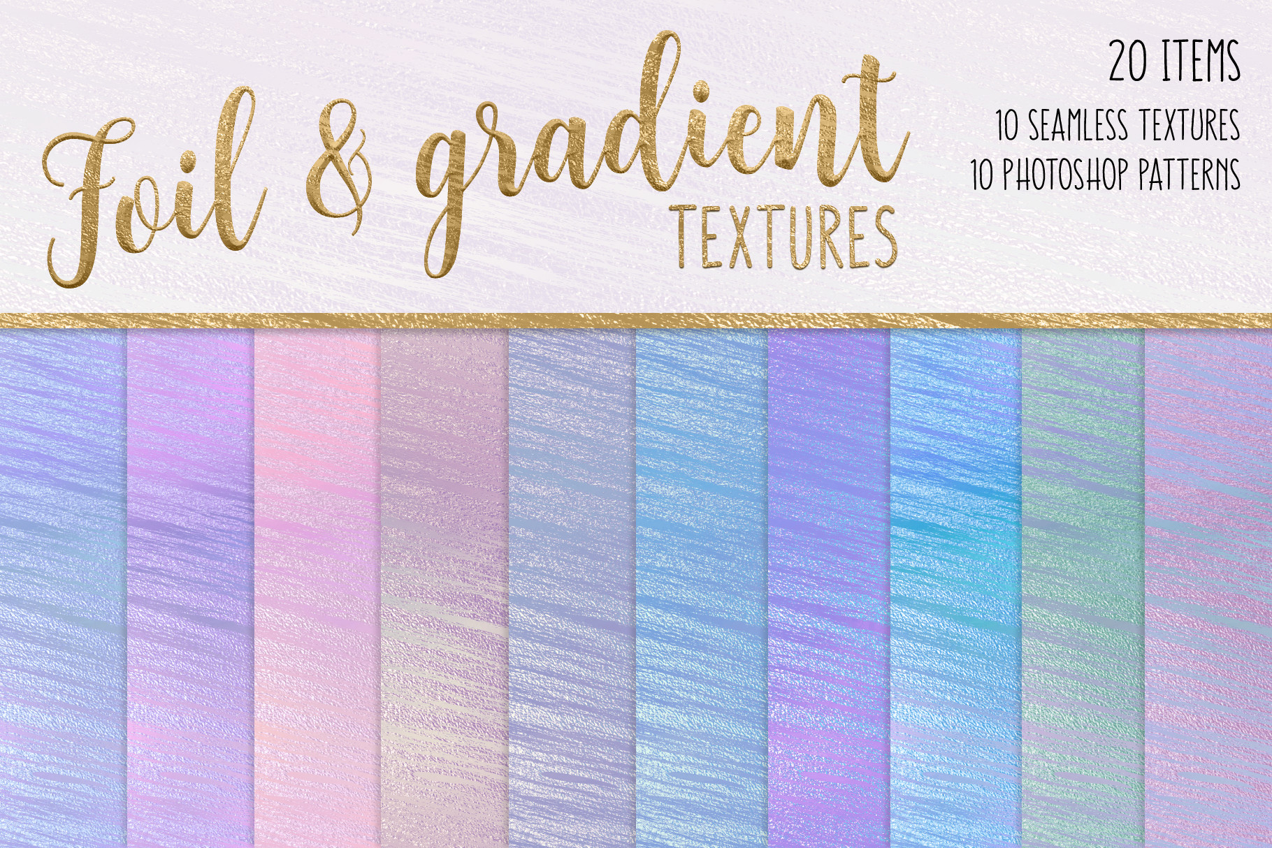 Elevate Designs with Foil and Gradient Textures