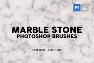 Elevate Your Designs with 30 Marble Photoshop Stamp Brushes