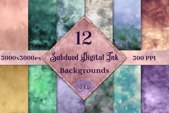 Elevating Design with Subdued Digital Ink Backgrounds
