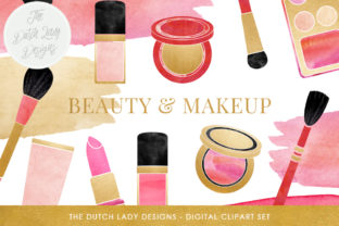 Elevating Digital Design with a Premium Watercolor Makeup Clipart Collection