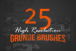Evaluating the 25 High Resolution Grunge Brushes for Digital Texturing