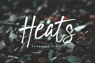 Heats: A Hand-Brushed Script for Striking Designs