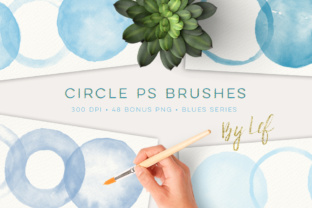 Integrating PS Brush Set Watercolor Circles and Blue Bonus Clip Art into Professional Creative Workflows