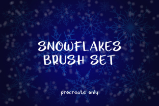 Mastering Winter Digital Art with the Snowflakes Brush Set for Procreate