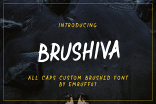Unleashing Creative Energy with the Brushiva Textured Display Font