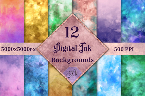 Unlock Creativity with Digital Ink Backgrounds