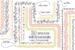 Unlocking Creative Potential: A Deep Dive into 50 Hand-Drawn Vector Pattern Brushes for Adobe Illustrator