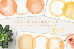 Watercolour Photoshop Brush Set with High-Res Bonus